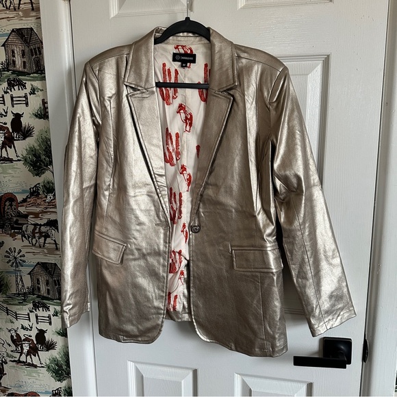 Jackets & Blazers - Metallic Blazer